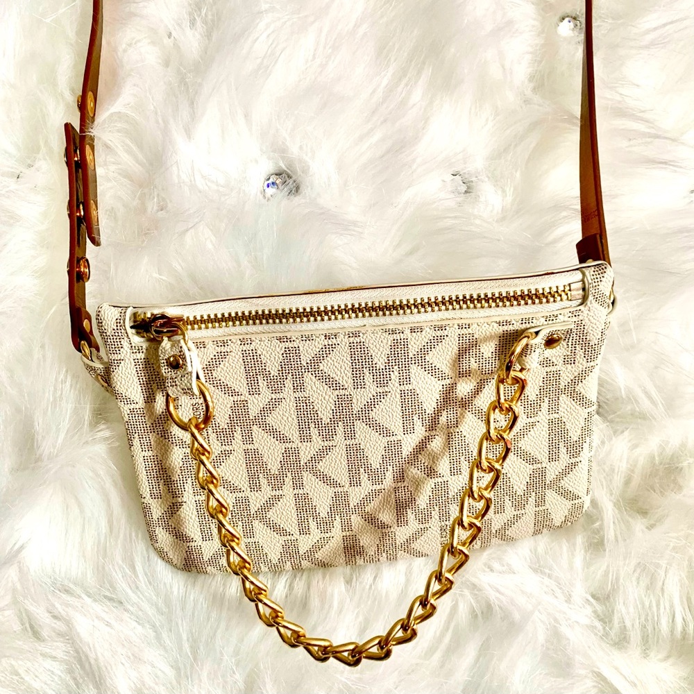 Michael Kors Signature Chain Belt Bag